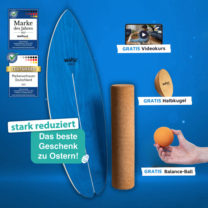 Wahu Balance Board Komplett-Set